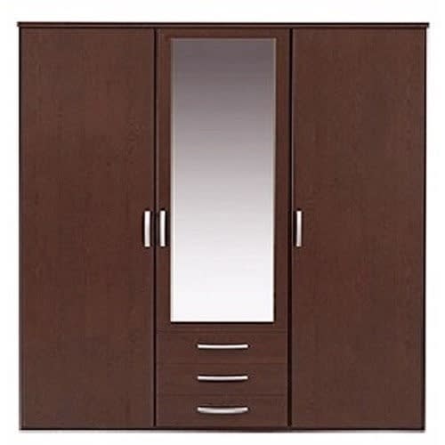 3 Door Wardrobe With Mirror & 3 Drawers