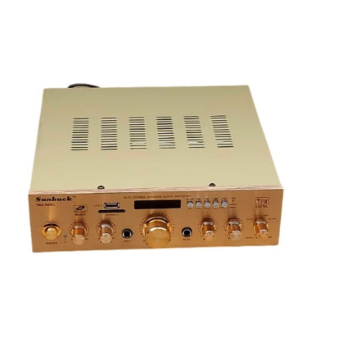 Mini Bluetooth Stereo 4.0 Karaoke Amplifier- 220v - 1200w