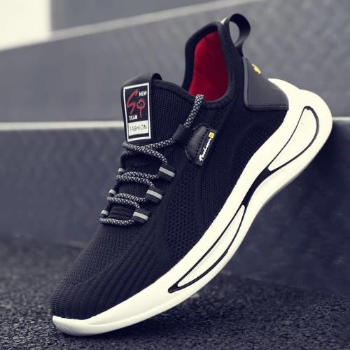 Casual Easyon Textile Sneakers - Black