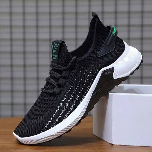Men's Smart Easy On Sneakers - Black