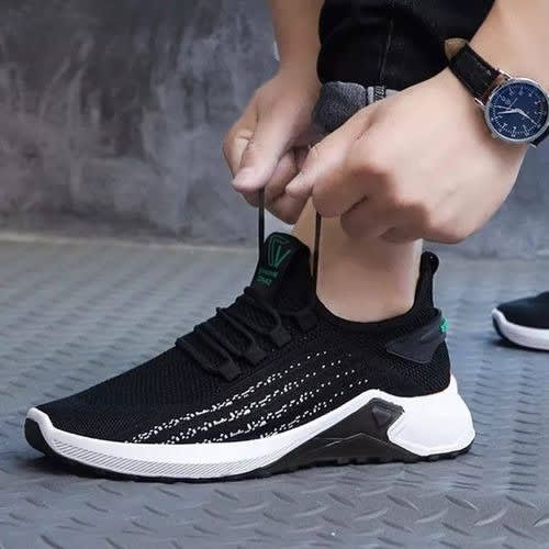 Men's Smart Easy On Sneakers - Black