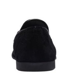 Suede Royal Shoe With Chain Detail - Black