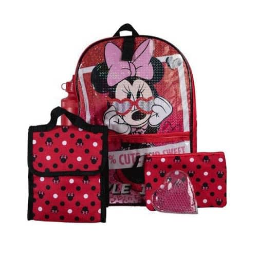 4 Pieces Minne  Mouse Backpack