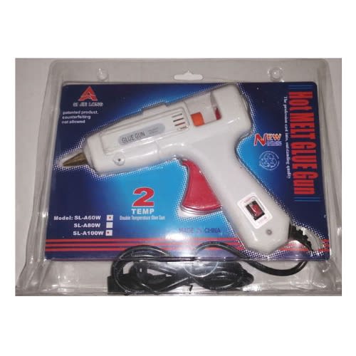 Hot Glue Gun And Sticks Bundle – White
