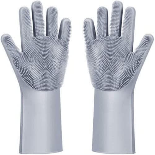 Multi Purpose Silicon Washing Gloves