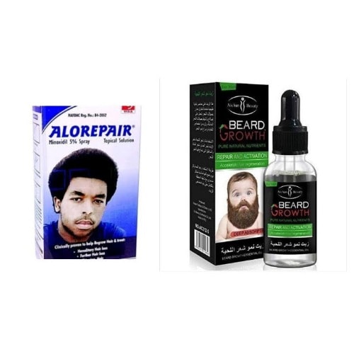Alorepair 60ml + Free Beard Oil 30ml For Treatment Of Hair Loss In Men