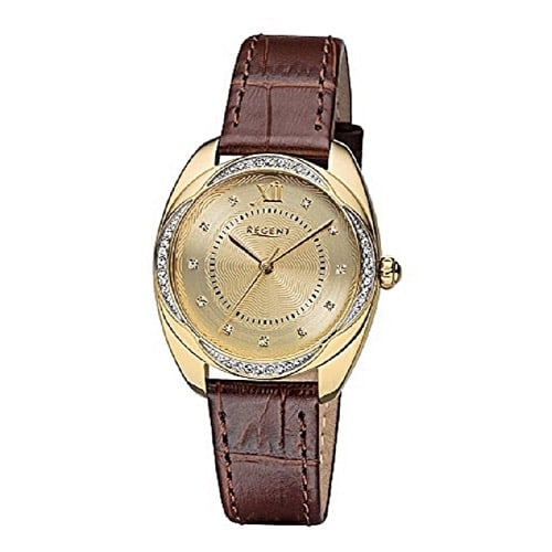 Women's Leather Watch, Brown Leather