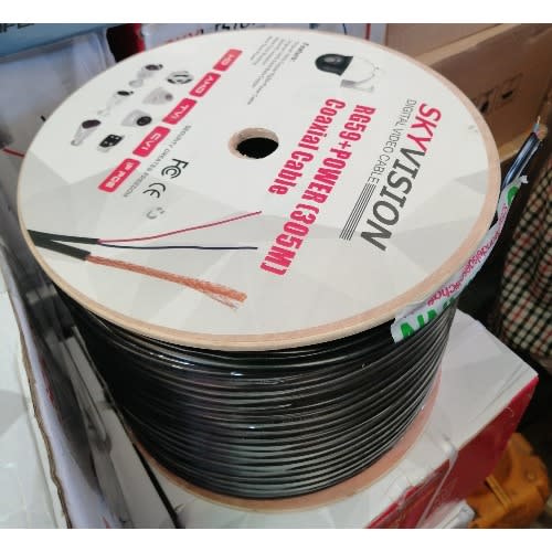 CCTV Power Cable Rg59 For Dvr and Camera Connections