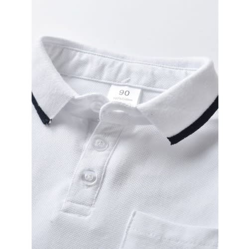 2 Pieces Baby Boy Polo Shirt Bodysuit And Shorts Set