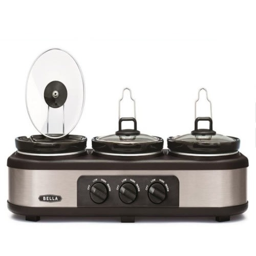 Triple Slow Cooker & Warming Station - 300W