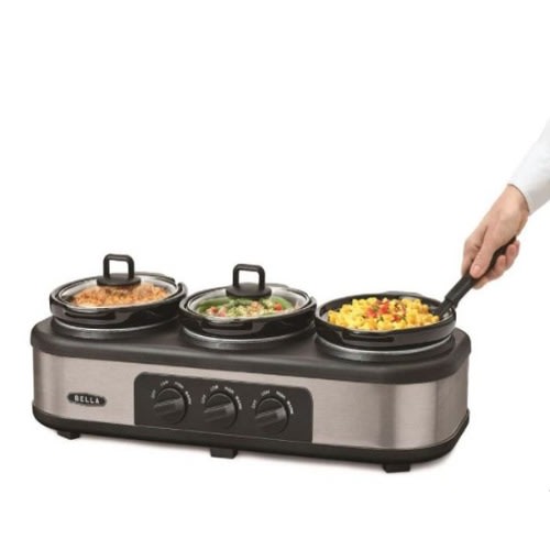 Triple Slow Cooker & Warming Station - 300W