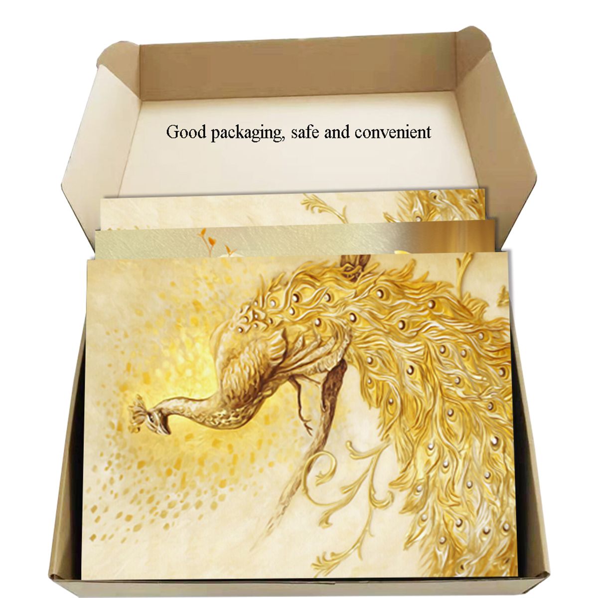 Canvas Print Paintings With Frames Wall Art Decor Golden