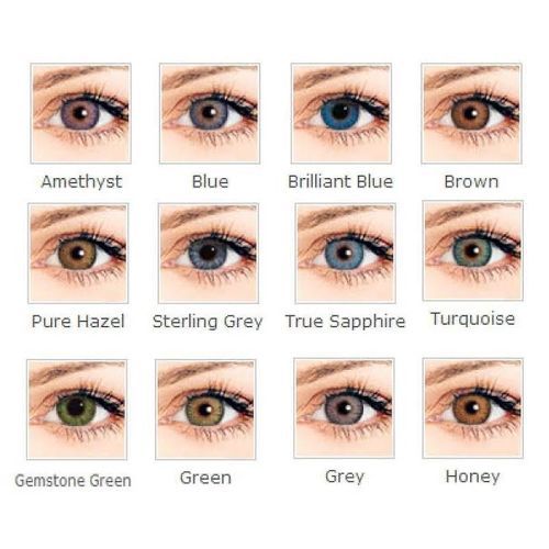 Colorful Freshlook Gray Contact Lens With Solution