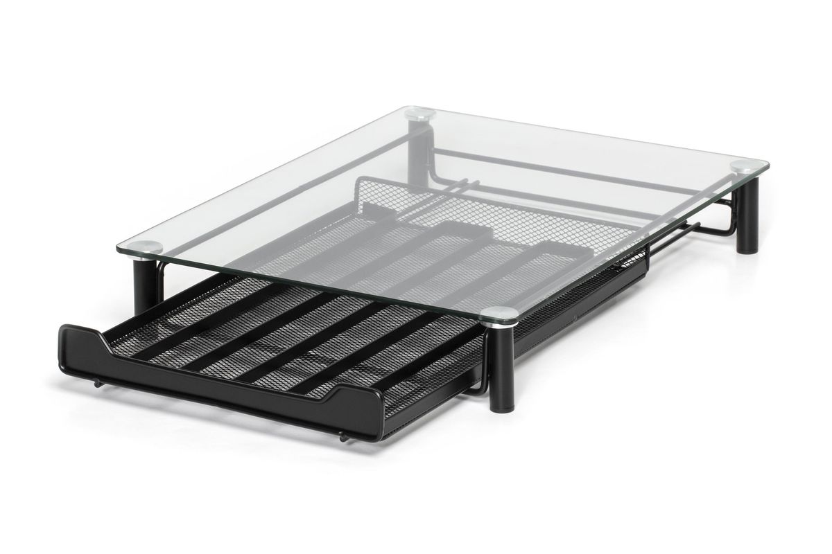 NESPRESSO COFFEE KITCHEN ORGANIZER BLACK HOLDS 60 PODS