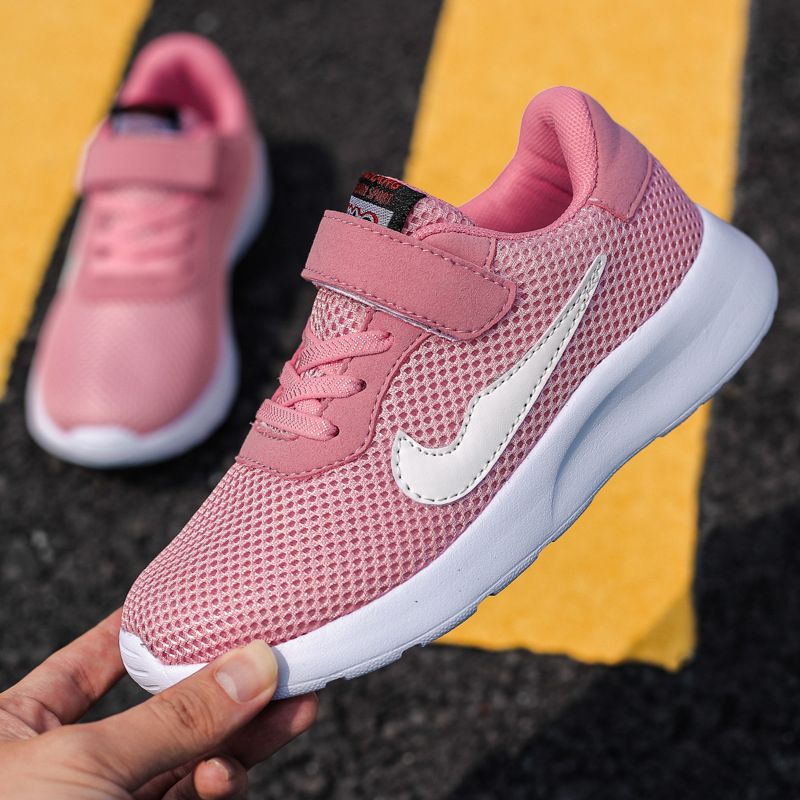 Children's Shoes Girls Fashion Breathable Sneakers Pink