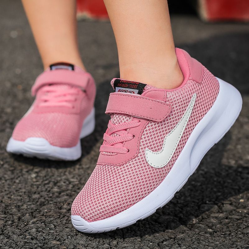 Children's Shoes Girls Fashion Breathable Sneakers Pink