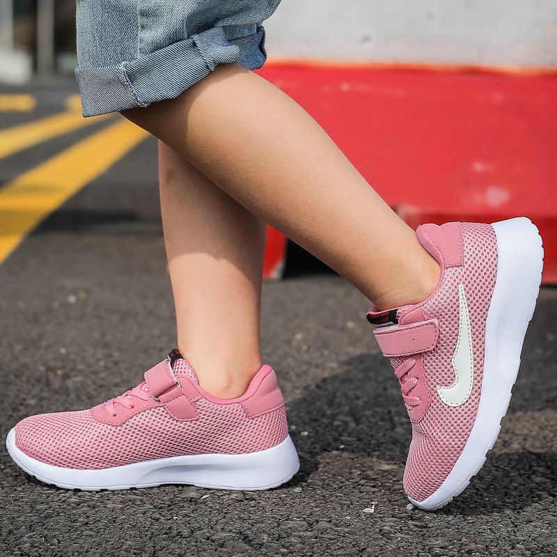 Children's Shoes Girls Fashion Breathable Sneakers Pink
