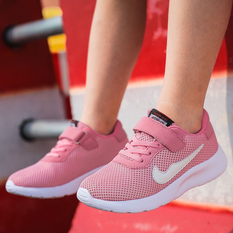 Children's Shoes Girls Fashion Breathable Sneakers Pink
