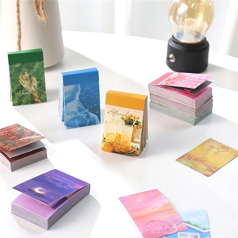 300 Pieces Washi Paper Decor Stickers Mini Book Craft