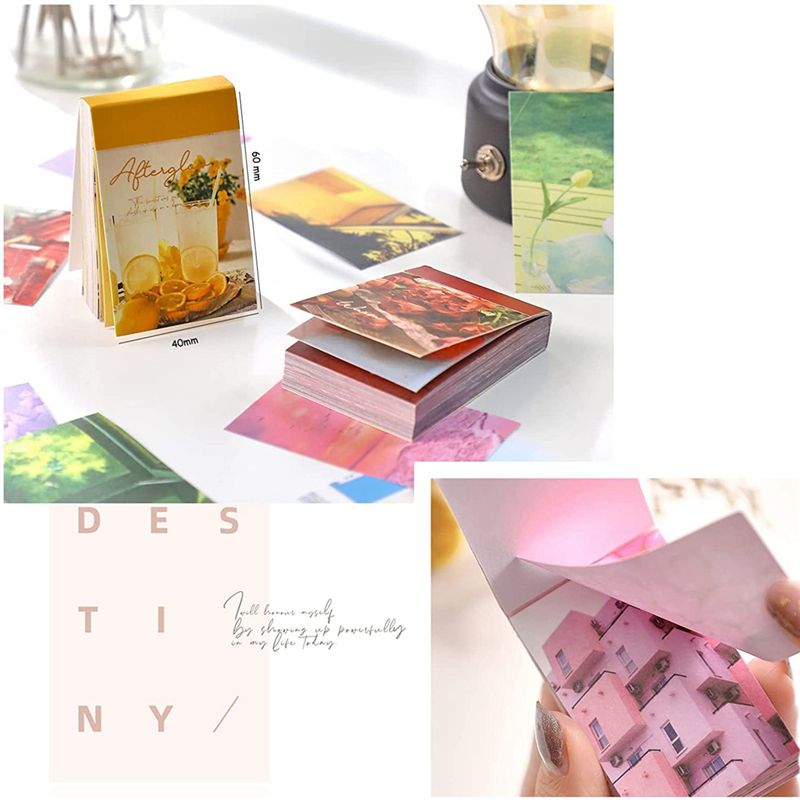 300 Pieces Washi Paper Decor Stickers Mini Book Craft