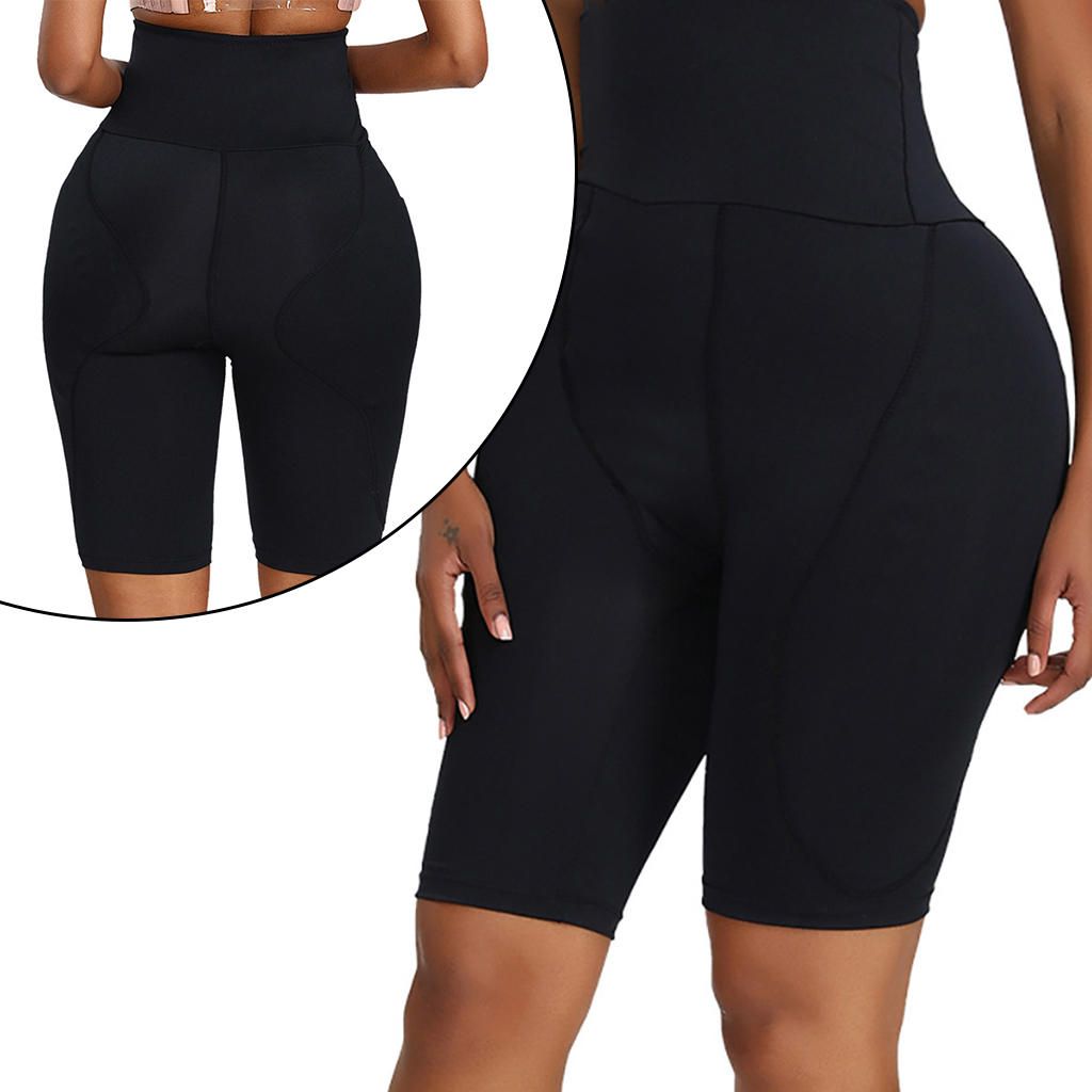 Buttock Padded Panties Hip Enhancer High Waist Shaper  Black XL