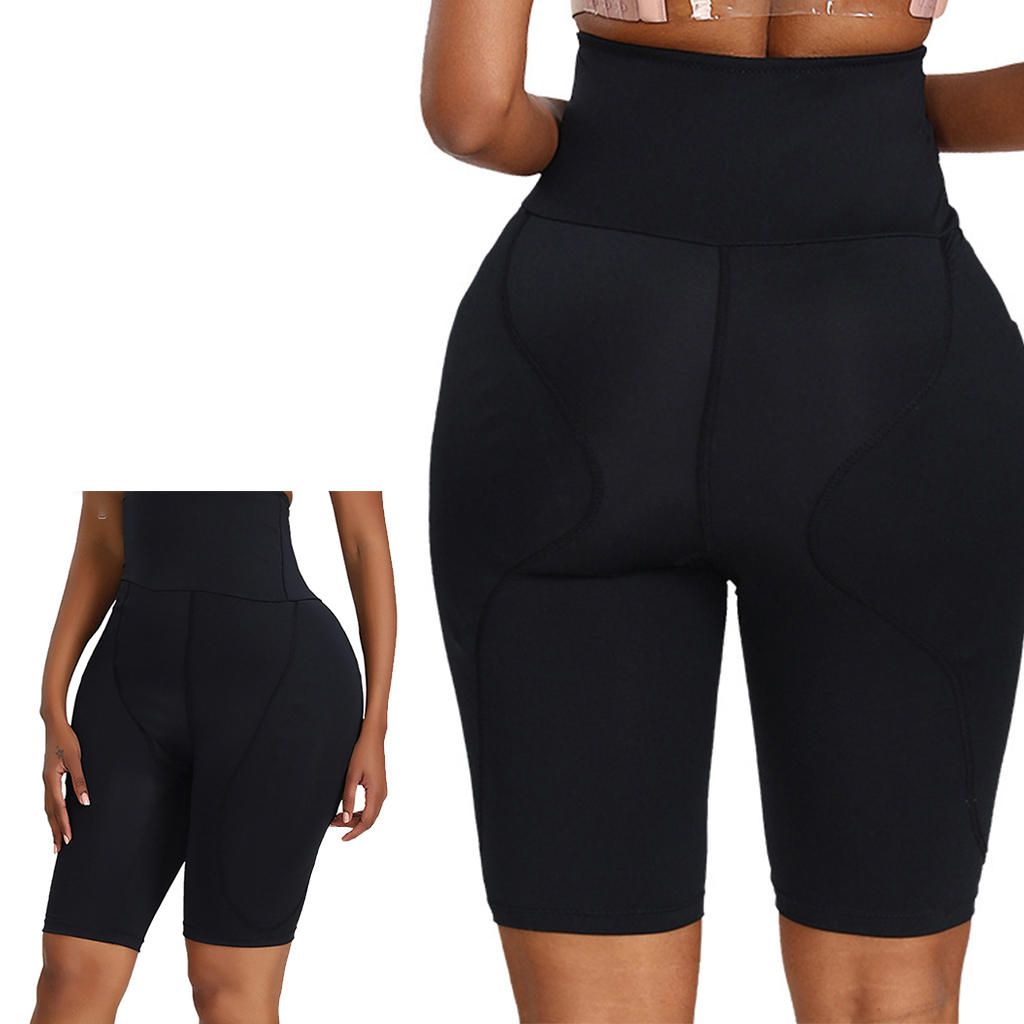 Buttock Padded Panties Hip Enhancer High Waist Shaper  Black XL