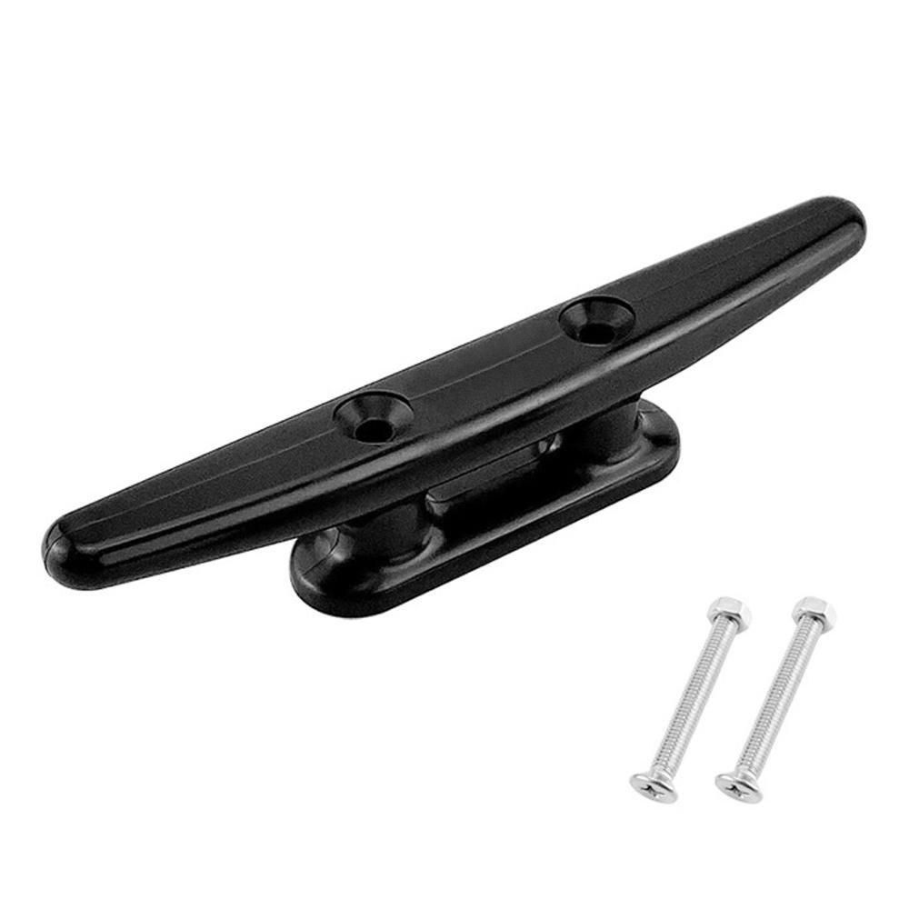 Nylon Boat Rope Cleat Portable Open Base Cleat Dock Desk Line Cleat with Stainless Steel Screw for Yacht