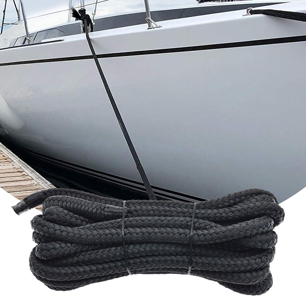 2pcs Dock Line Boat Bungee Dock Line Nylon Braided Docking