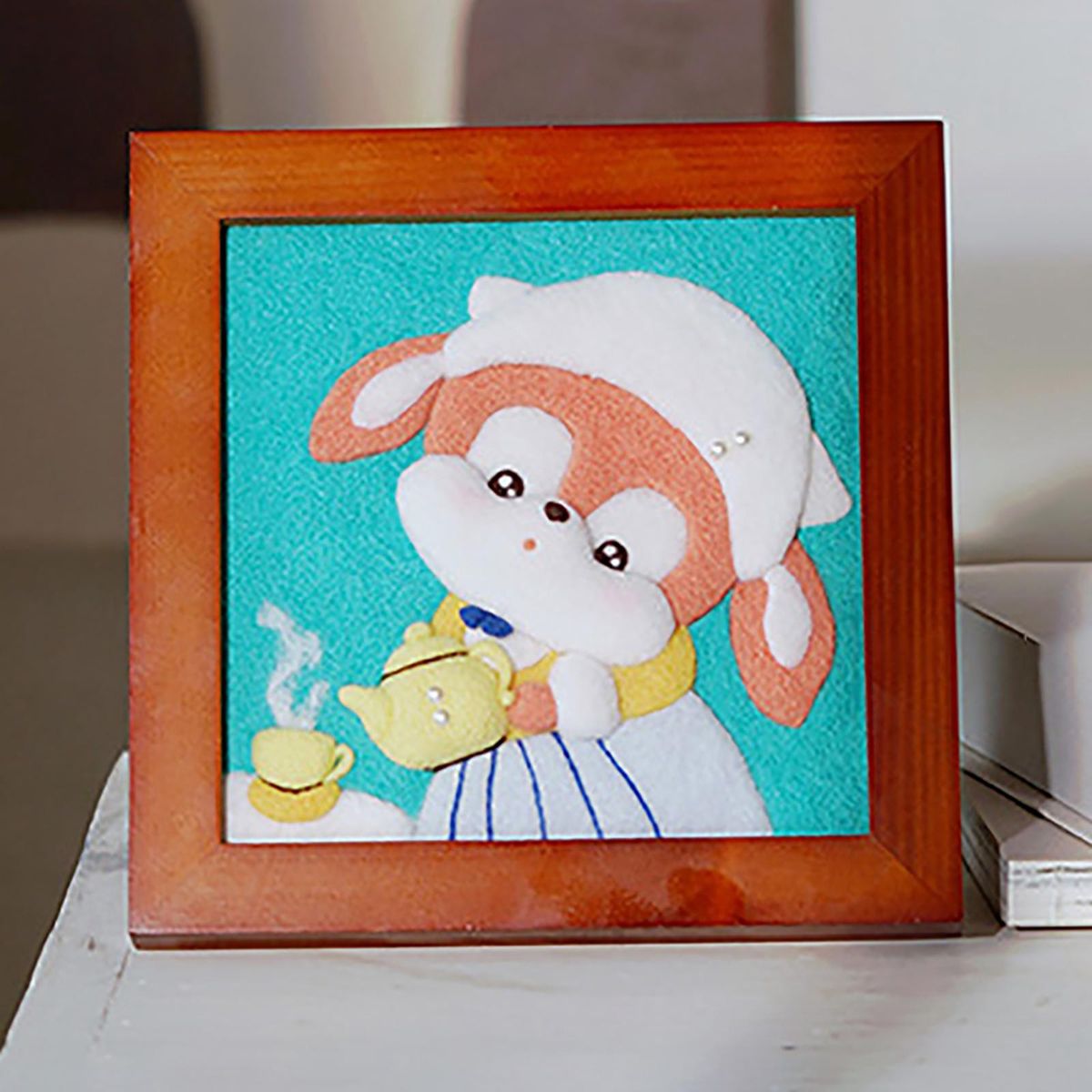 Wool  Felt Kit Gift DIY Decoration With Photo Frame Set For C