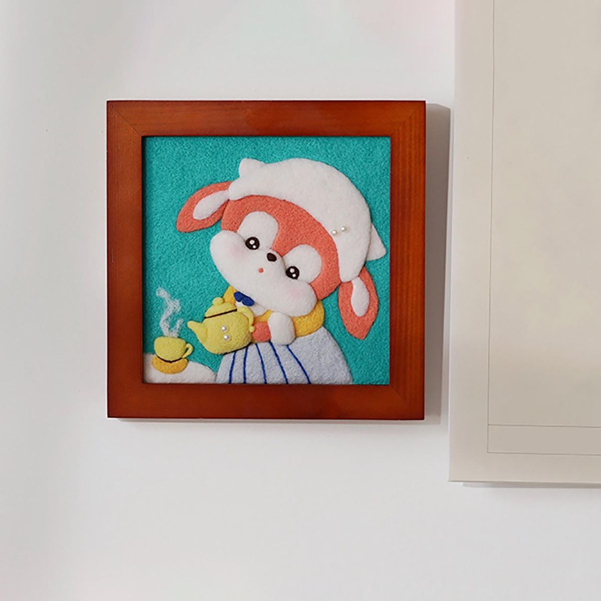 Wool  Felt Kit Gift DIY Decoration With Photo Frame Set For C