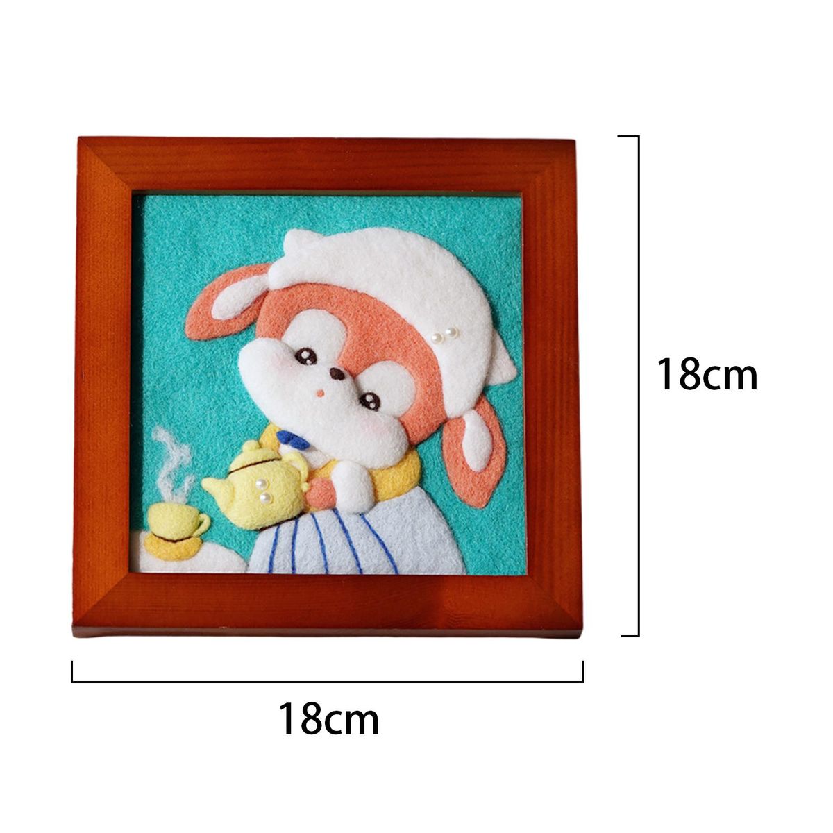 Wool  Felt Kit Gift DIY Decoration With Photo Frame Set For C