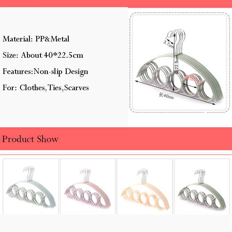 5 PCS Kacuyelin 5 Holes Scarf Hanger