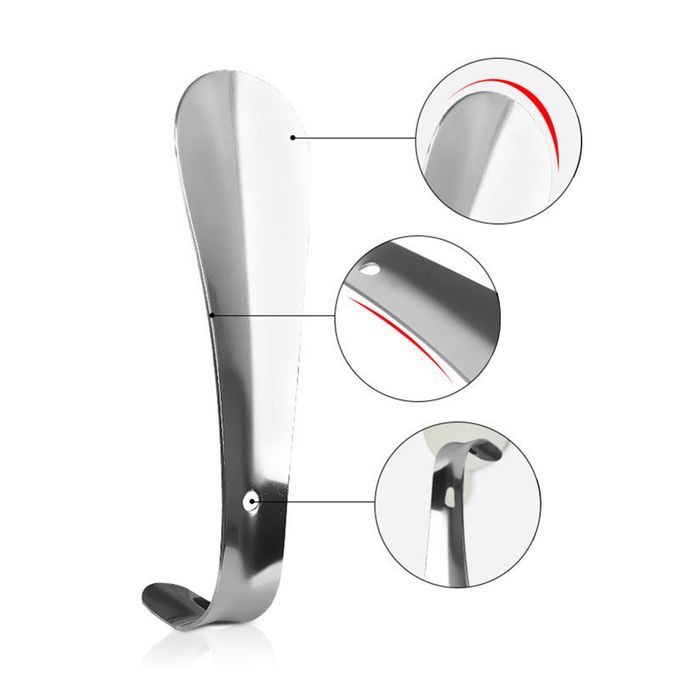 Portable Shoe Horn With Long Handle Lifter For Disabled Elderly Dress