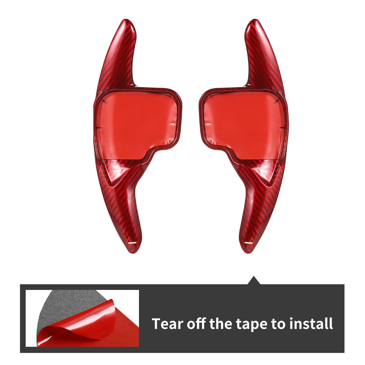 Carbon Fiber Steering Wheel Paddle Shifter Extension Cover