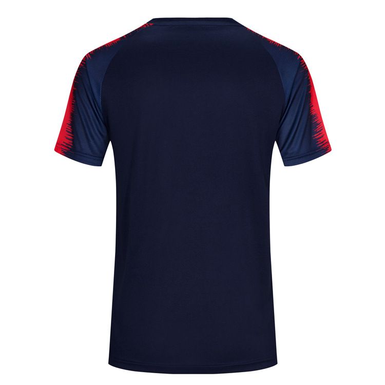 Sports Gradient Stripe Short Sleeve Tshirt Men Soccer Jersey