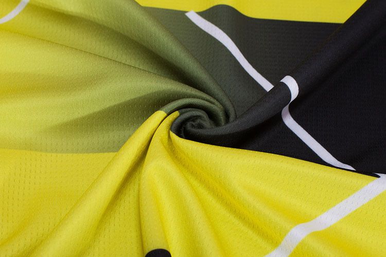 Sports Gradient Stripe Short Sleeve Tshirt Men Soccer Jersey