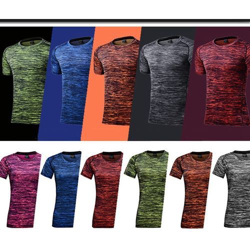Fast Drying Outdoor Sports O-neck Short Sleeve Men T Shirt