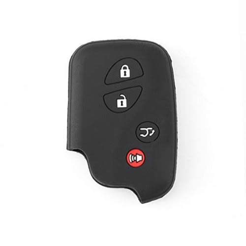 Silicone Remote Key Cover Shell For Lexus - Black