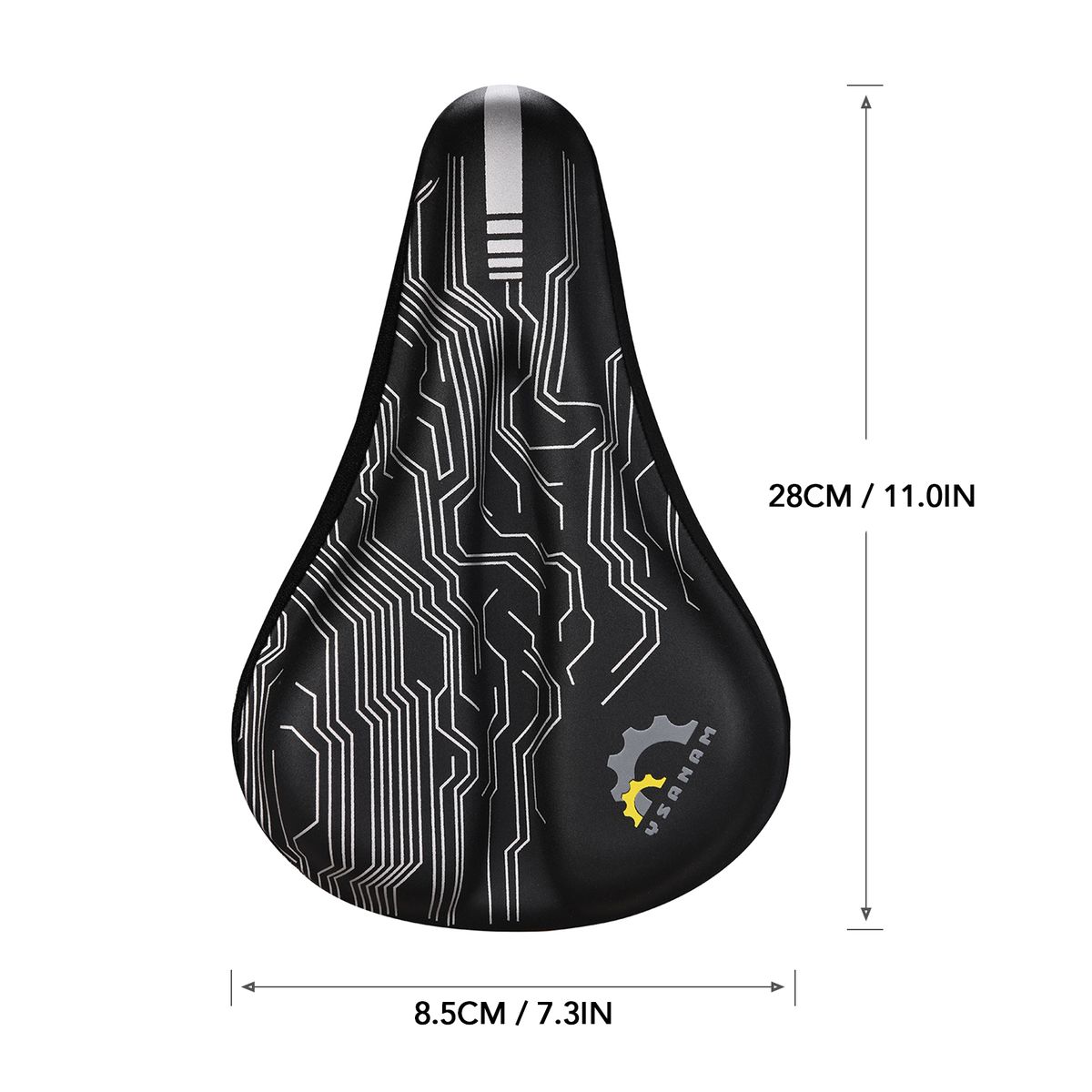 Bike Seat Cover Padded Bicycle Seat Covers Comfort Soft