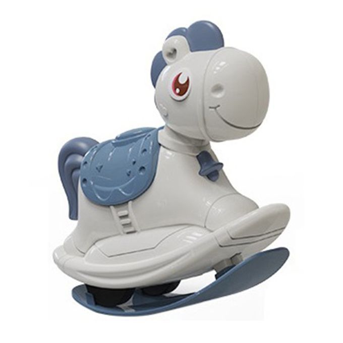 Kids Toy Ar Push-slide Horse Kindergarten Gift Ro King Inertial Pull Ba K Ar-white-13.5*6.5*13 M