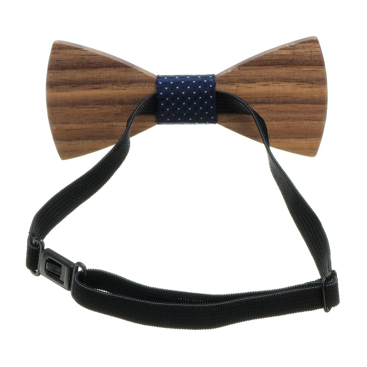 Wooden Bow Tie Handkerchief Cufflink Kit Wedding Men Gift