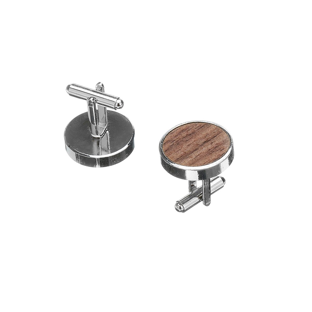 Wooden Bow Tie Handkerchief Cufflink Kit Wedding Men Gift