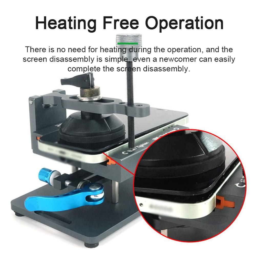 Universal Mobilephone LCD Screen Separator Heat-Free Screen Glass Rear Cover Separation Tool 360 ° Rotating Fixture Mobilephone Screen Separation Tool