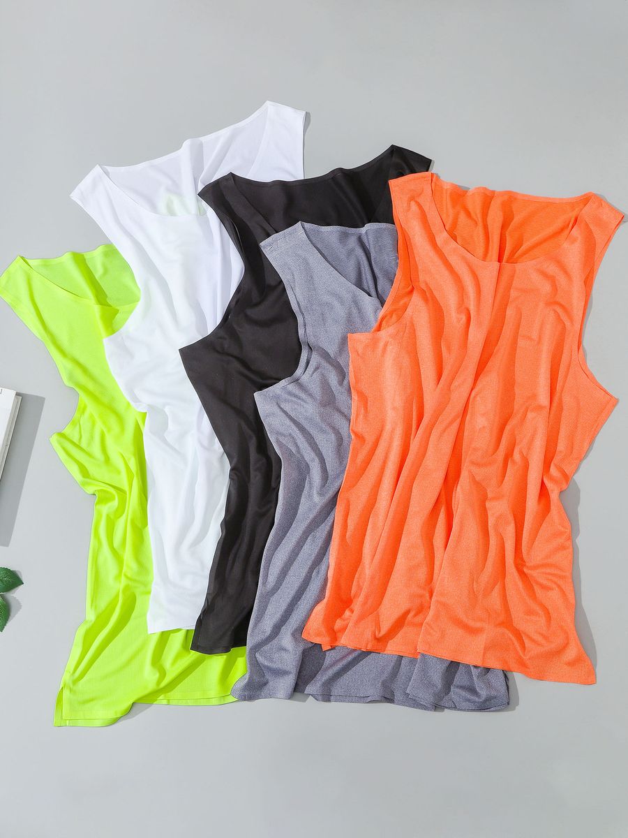 Men Sports Tank Tops Sleeveless Lightweight Running Vest