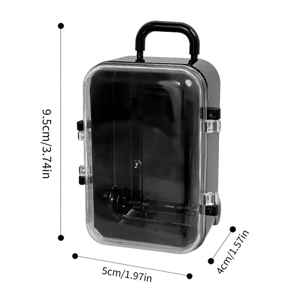 Mini Roller Travel Suitcase Candy Box Personty Creative Wedding Candy Box Small Luggage Trolley Case Candy Toy