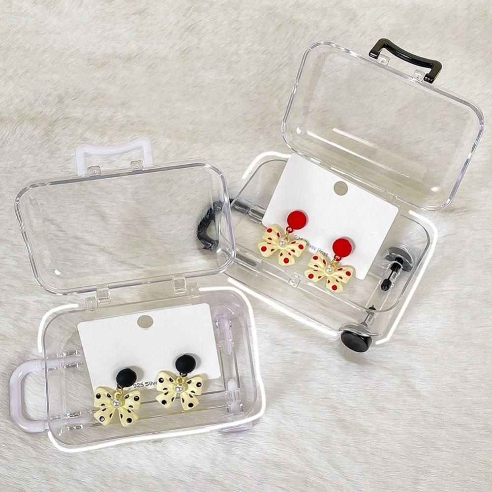 Mini Roller Travel Suitcase Candy Box Personty Creative Wedding Candy Box Small Luggage Trolley Case Candy Toy
