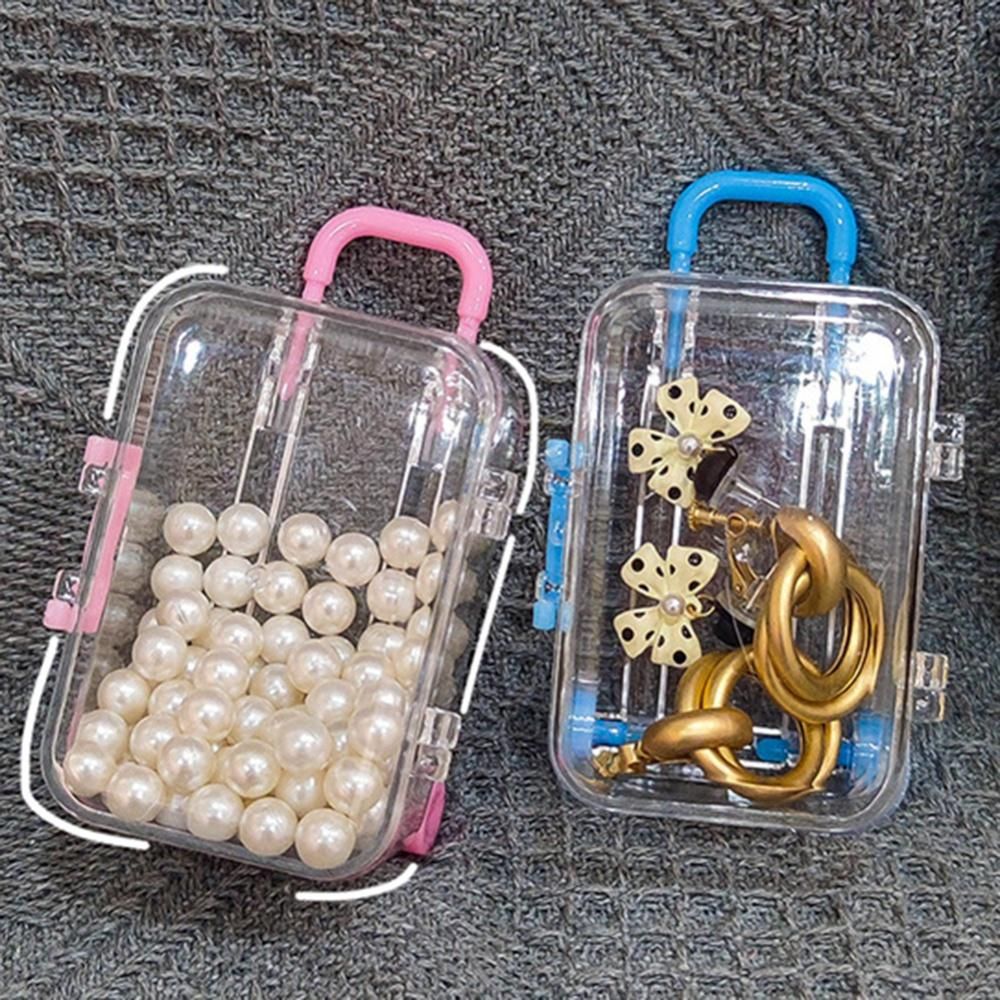 Mini Roller Travel Suitcase Candy Box Personty Creative Wedding Candy Box Small Luggage Trolley Case Candy Toy