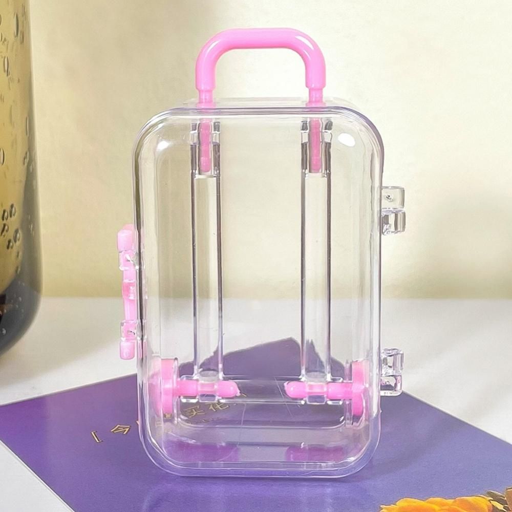 Mini Roller Travel Suitcase Candy Box Personty Creative Wedding Candy Box Small Luggage Trolley Case Candy Toy