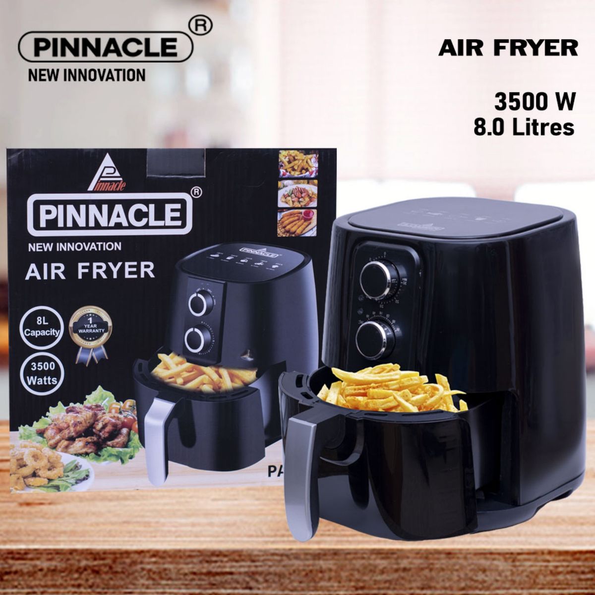 Extra Large Capacity Air Fryer-8.0L