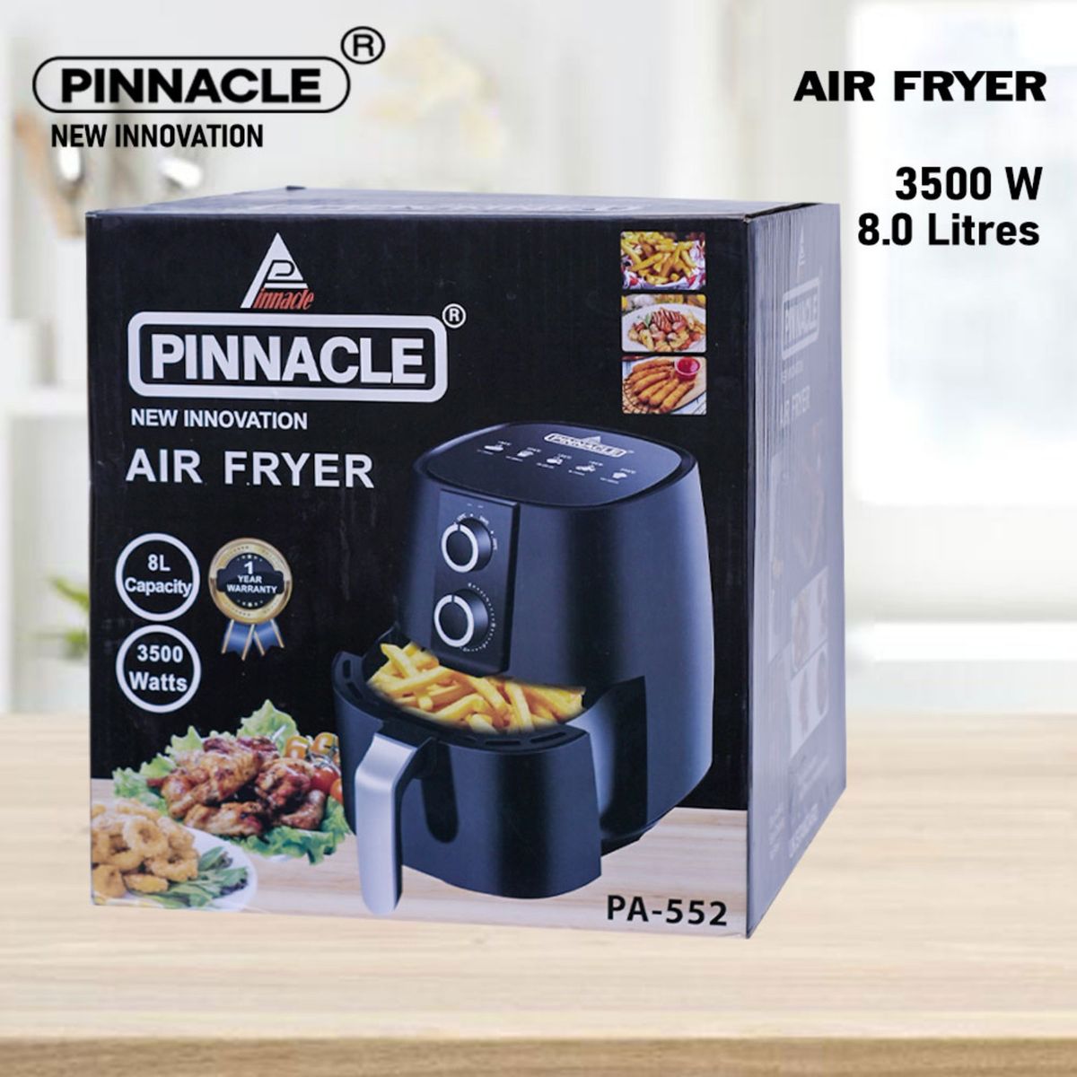 Extra Large Capacity Air Fryer-8.0L